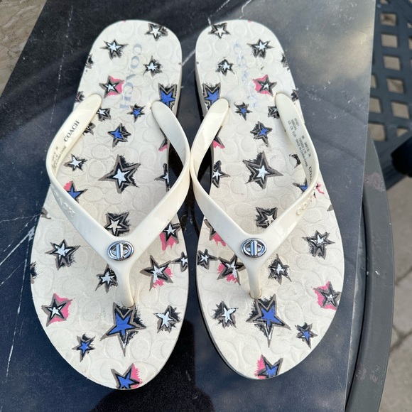 Coach flipflop sandals size 9 - Picture 2 of 7